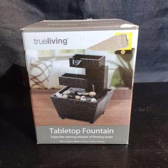 NIB Three Tiered Rock Fountain - Battery Operated - Safe no wires - Picture 1 of 3